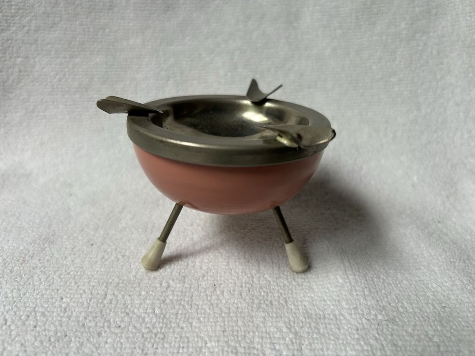 Popielniczka SPACE AGE Sputnik na nogach ufo PRL