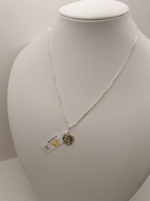 Srebrna zawieszka Medalik