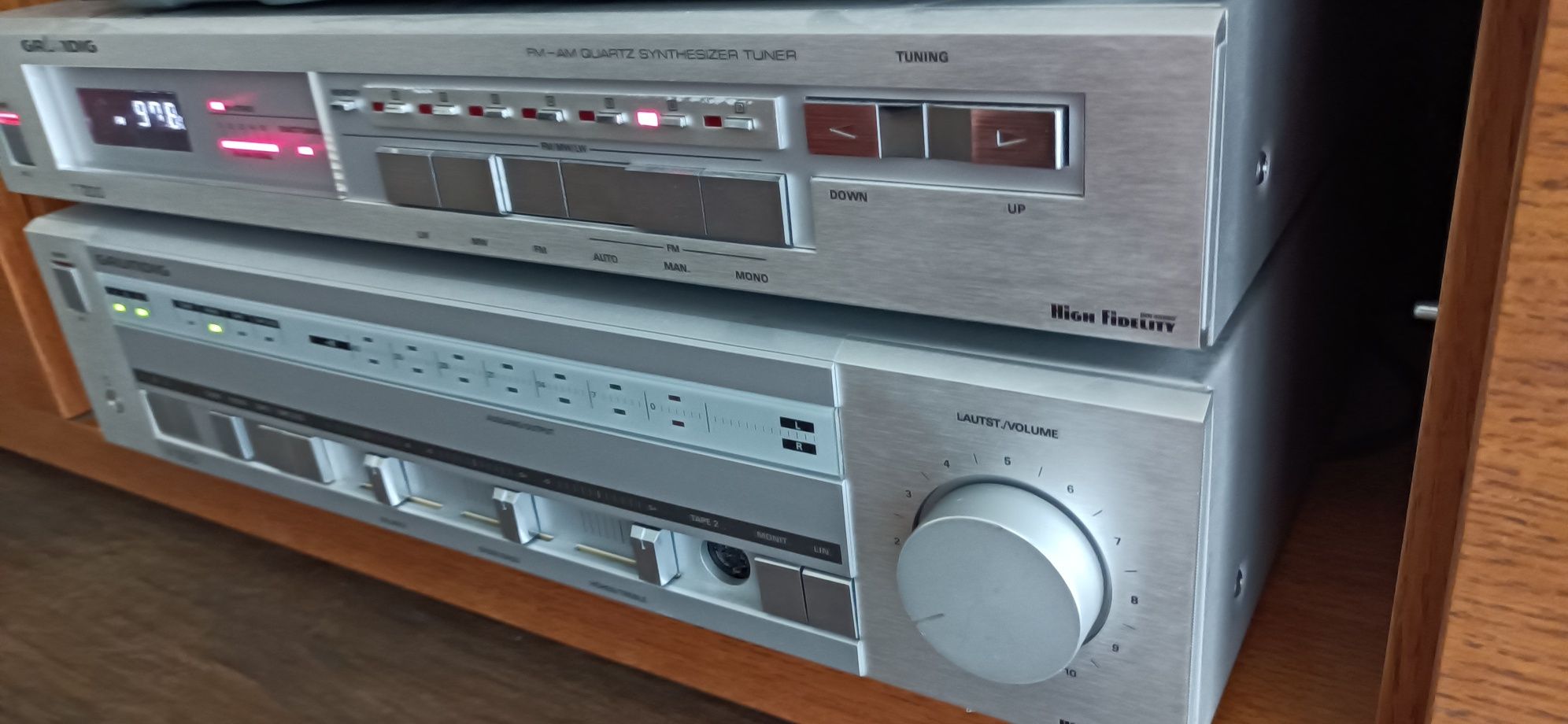 Tuner Grundig TU 7200, wzmacniacz V 7200, deck CF 7400