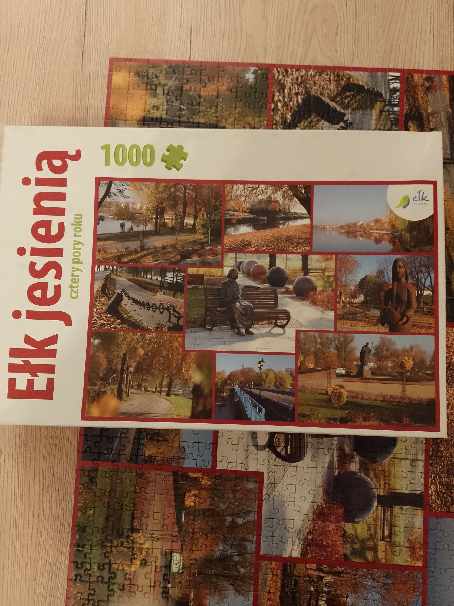 Puzzle 1000 szt Ełk jesienią