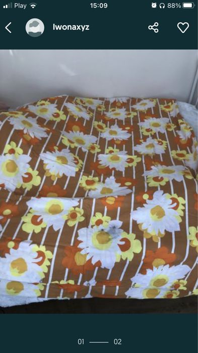 Firanka pościel używana