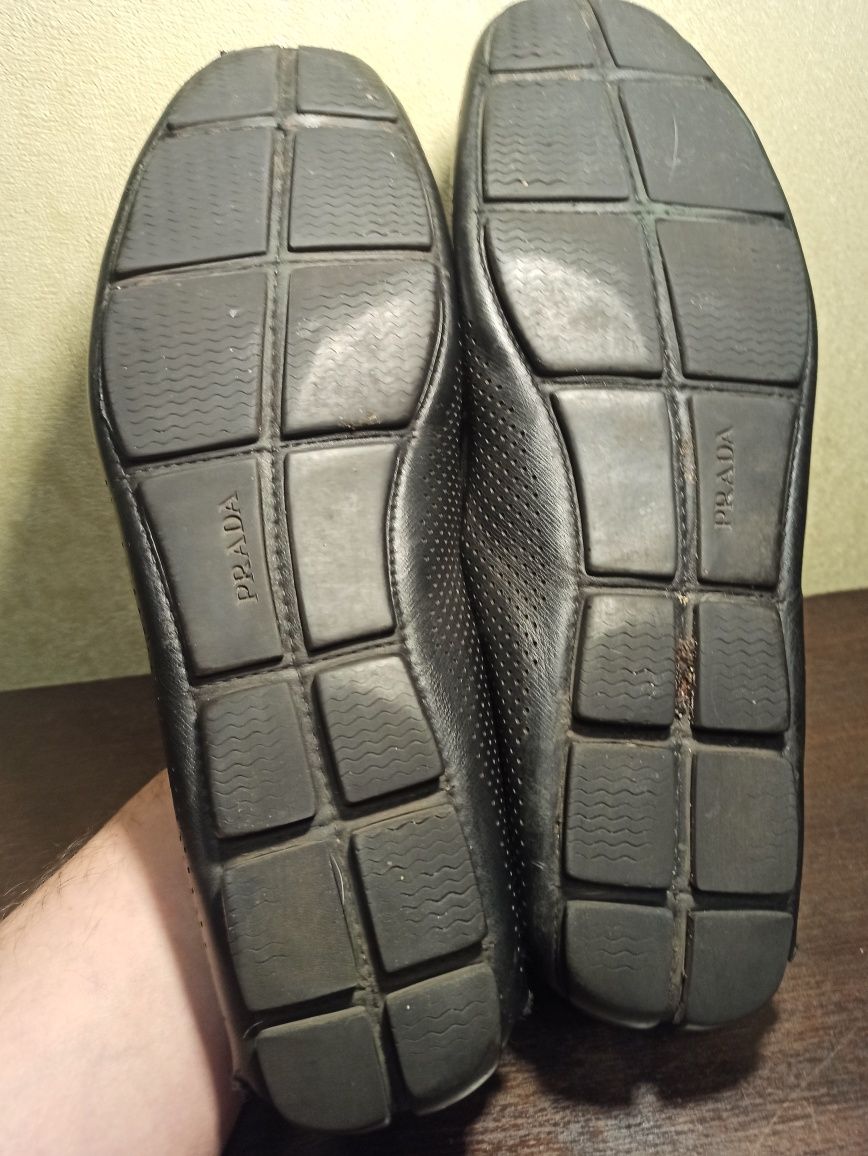 Туфли мокасины Prada