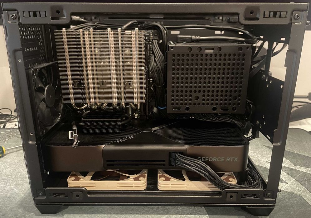 Cooler CPU Noctua NH-L12Sx77 Low-Profile+Ventoinha 120+Ventoinha 92