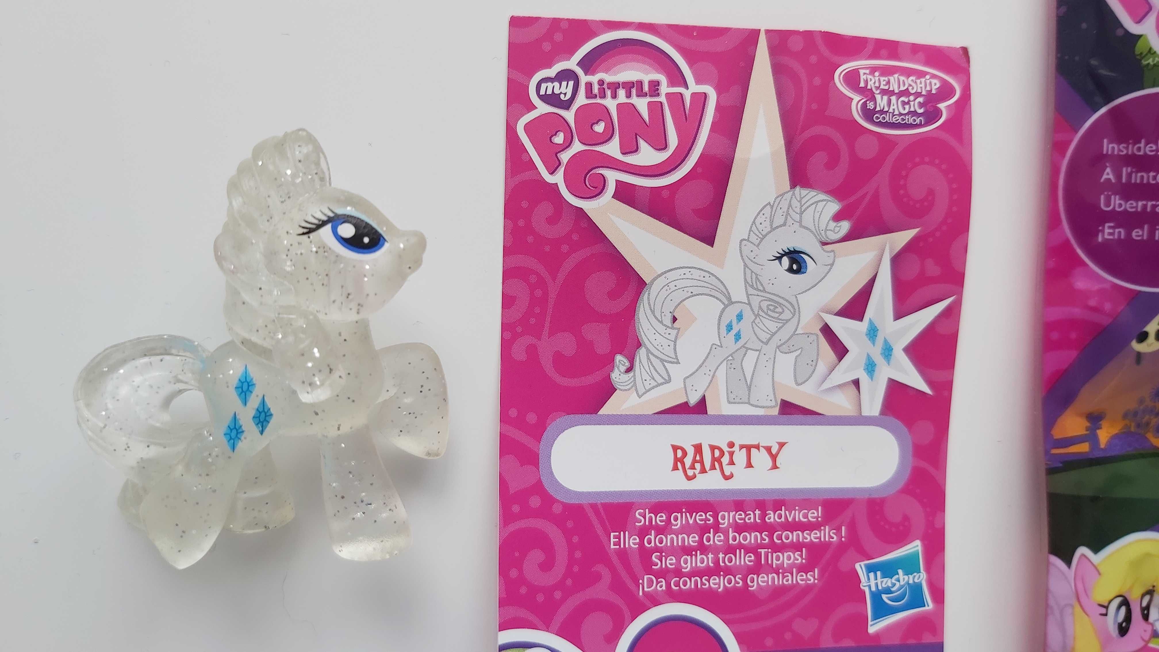 My Little Pony kucyk Rarity brokatowa + karta saszetka blindbag nowa