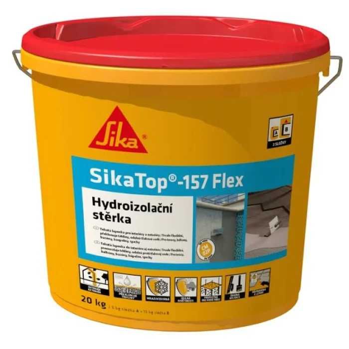 Двокомпонентна гідроізоляція SikaTop-157 Flex (AB) 20 кг (Швейцарія)