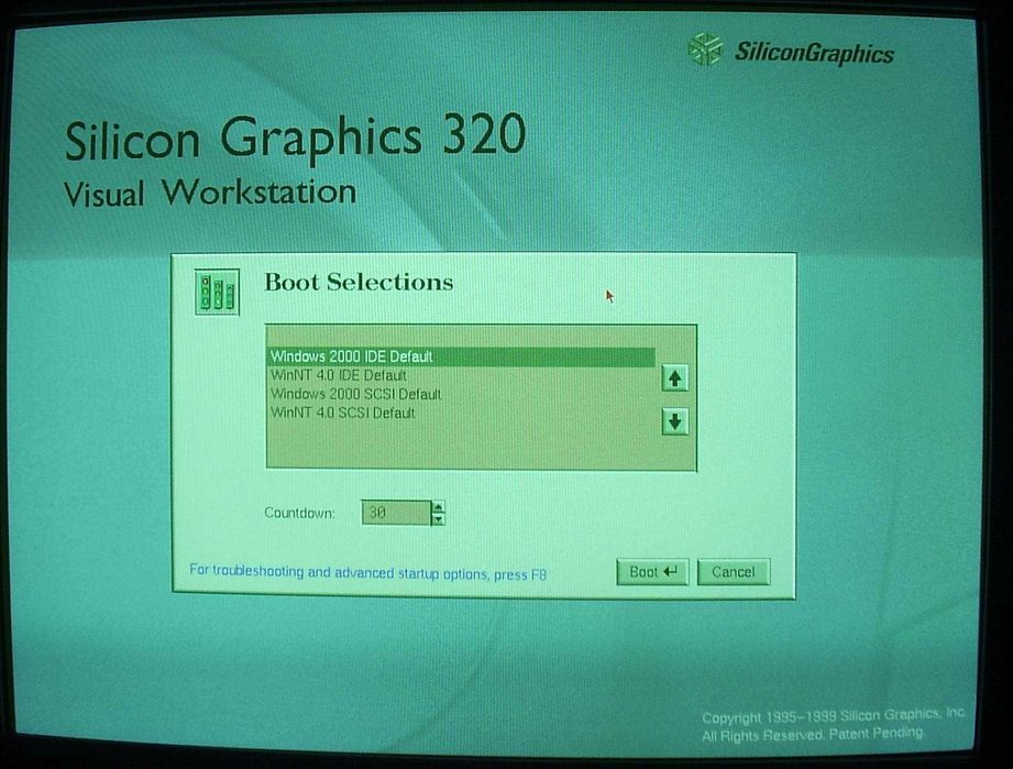 Silicon Graphics SGI 320 Visual Workstation Computer