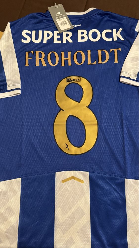 Camisola personalizada de Froholdt, tam L