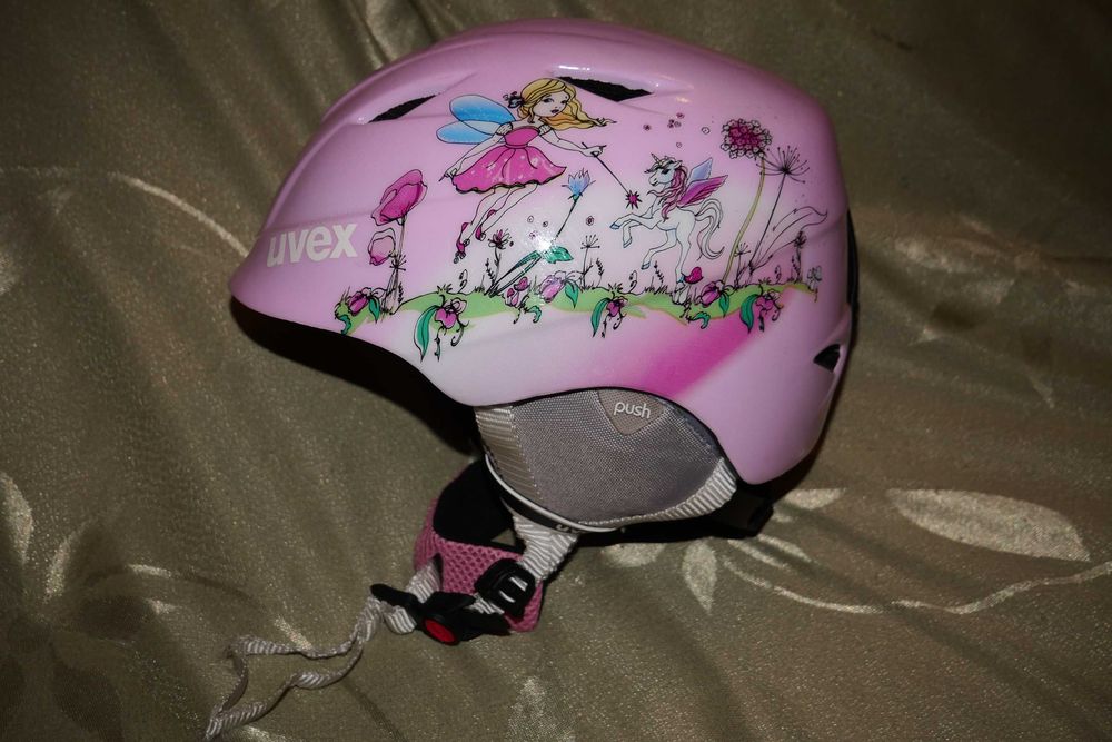 Ciepły kask narciarski snowboardowy regulowany Uvex 54 – 56 cm