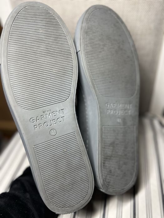 Garment project замшеві шкіряні сірі кеди кросівки