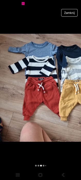 Zestaw ubrań dla chłopca 3-6 miesięcy next 62-68