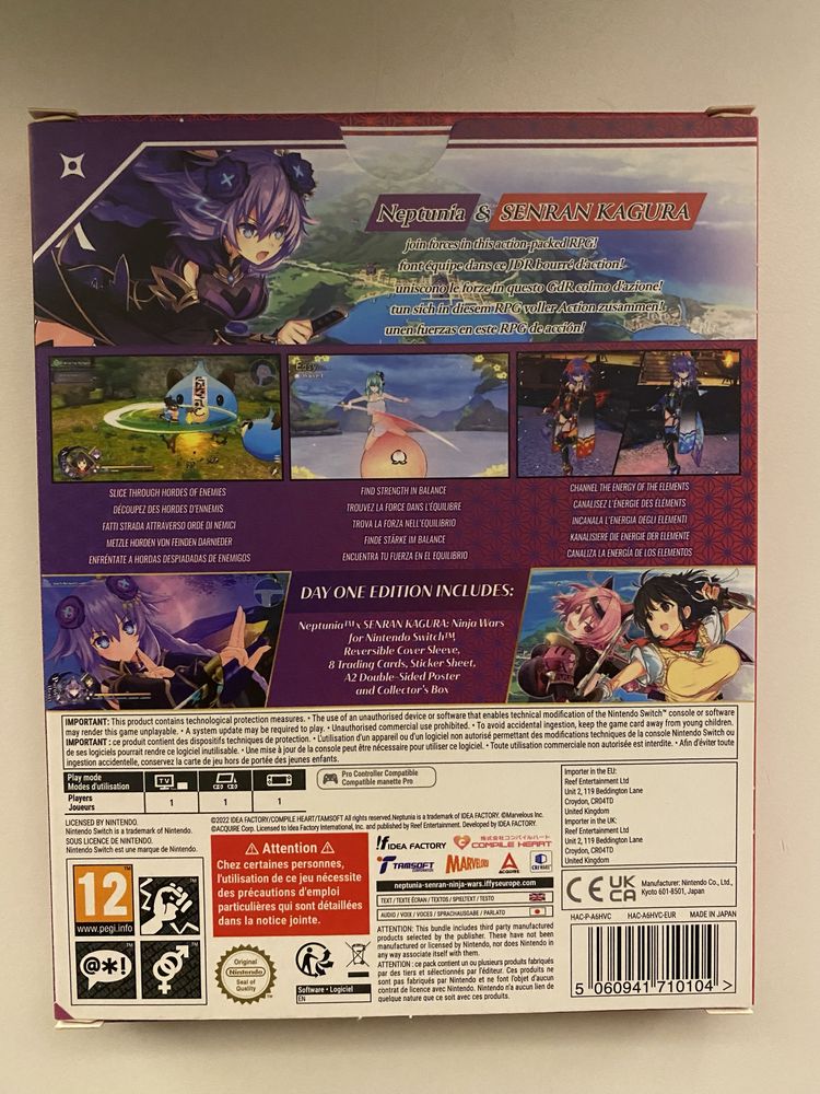 Neptunia Senran Kagura Ninja Wars switch