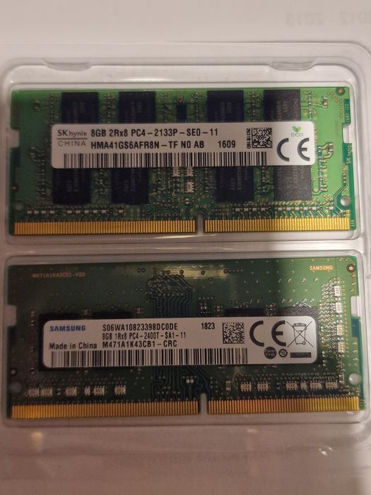 Memórias Ram 8 Gb. ddr4 - pc4 como novass