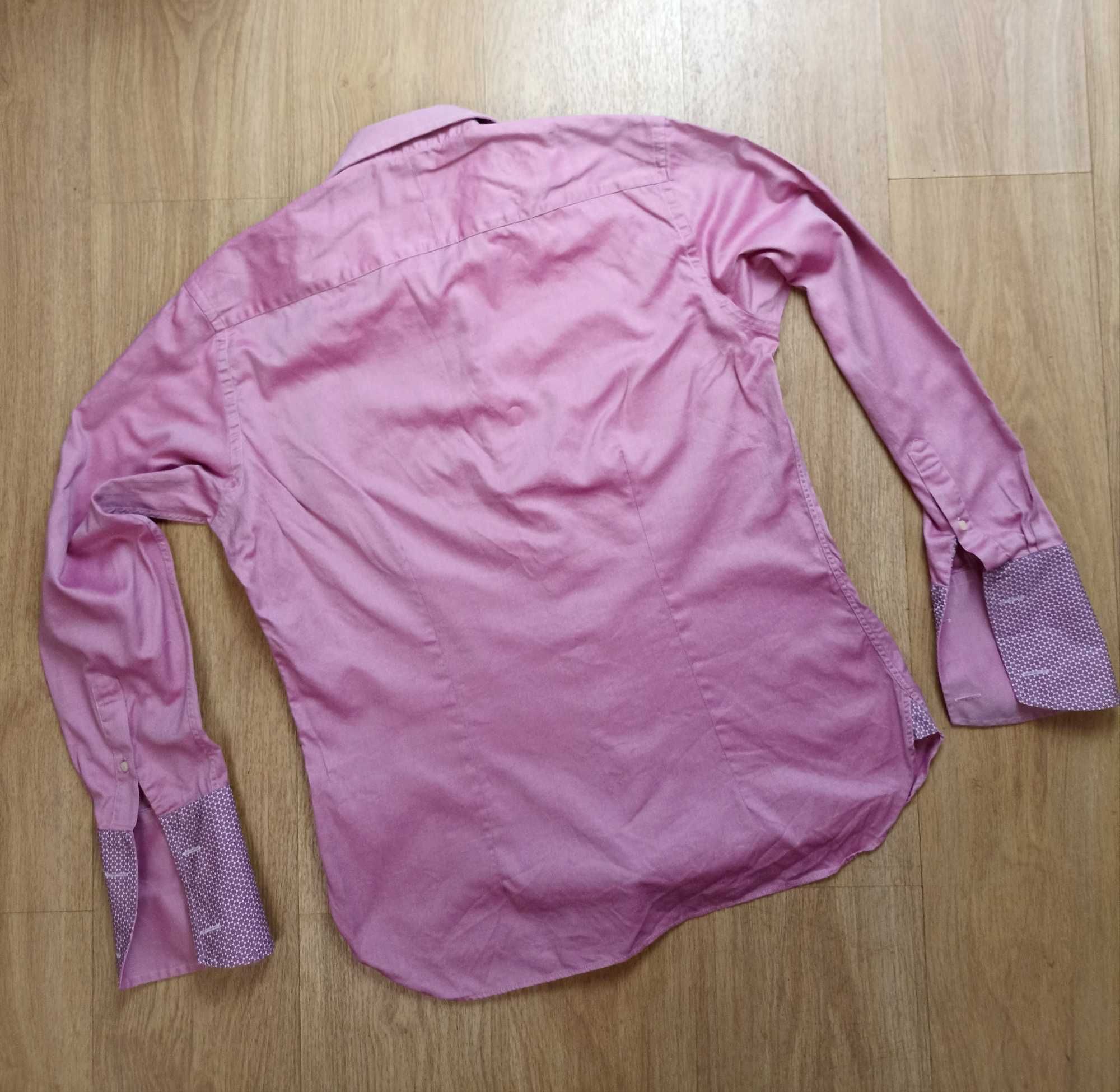 Ted Baker endurance różowa koszula na spinki L/XL
