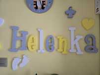 Literki na ścianę imię Helenka