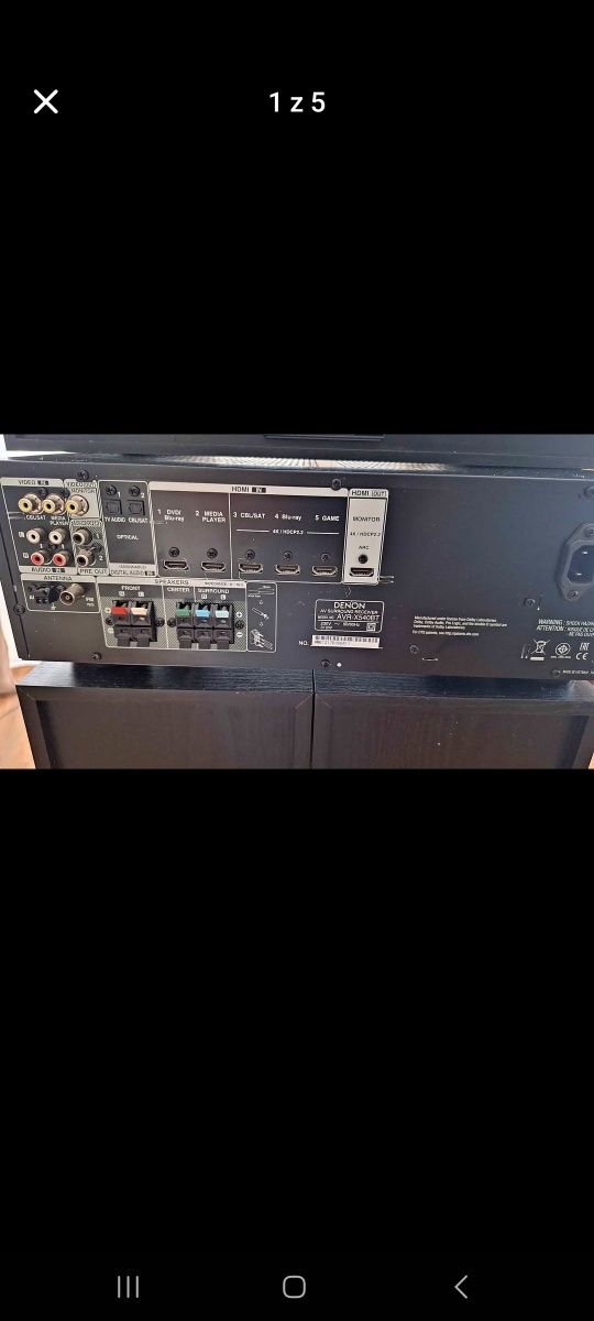 Kino Domowe DENON AVR-X540BT