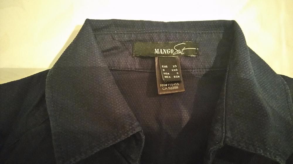 Camisa Azul Marinho marca Mango