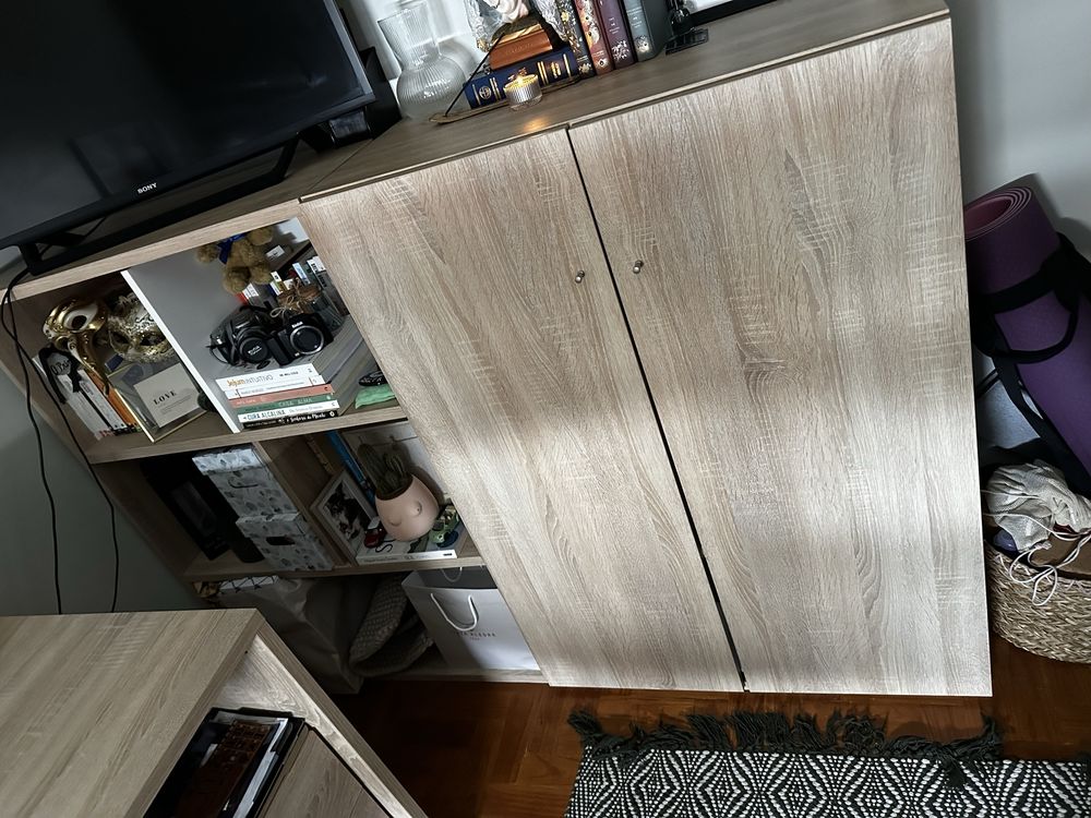2 pack - Livraria com pirtas 1 modulo e sem portas com divisorias