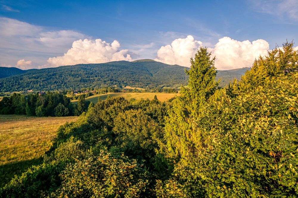 Domek w Bieszczadach Wysokich z sauną i widokiem na góry (Smerek)