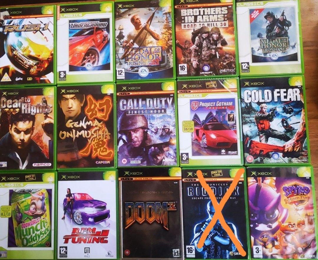 Gry Xbox Classic Retro Unikat PAL