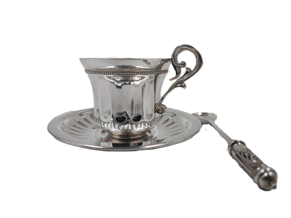 Кавовий набір зі срібла колекція ЛІРА, 80 мл; КЮЗ, Україна