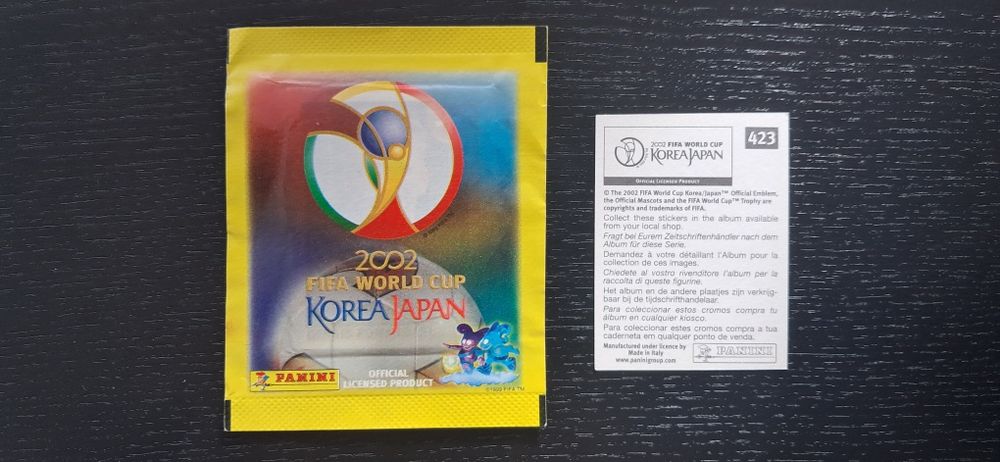 Cromo futebol de David Seaman(Mundial 2002)da Panini