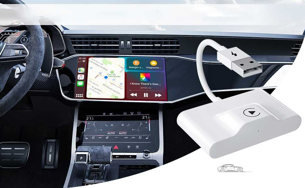 Bezprzewodowy adapter WIFI DO APPLE IOS CARPLAY