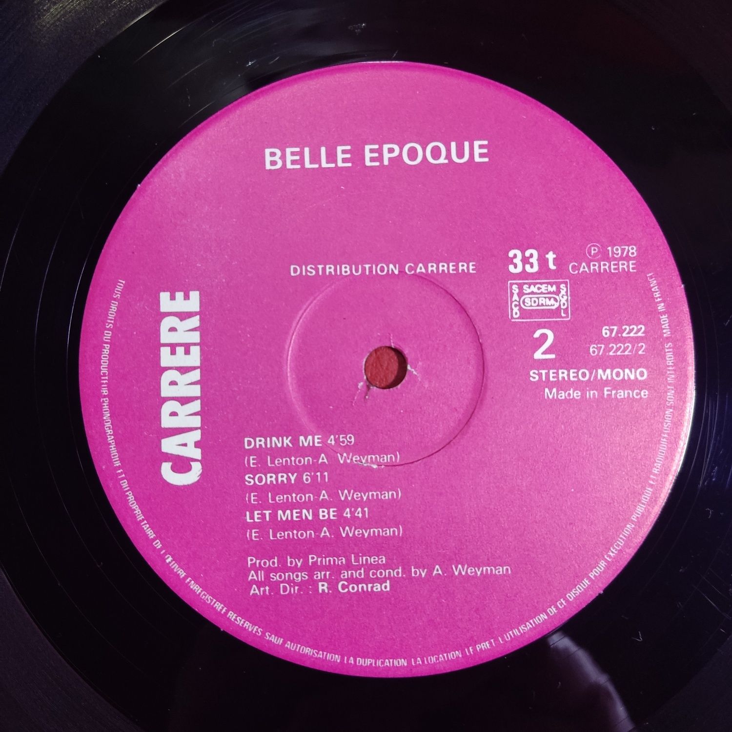Belle Epoque - Bamalama.1978.France .