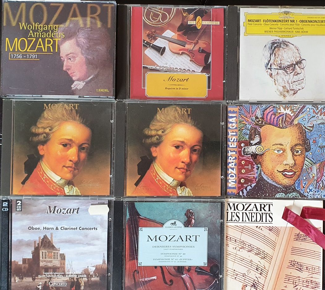 Cds música clássica Beethoven, Mozart, Vivaldi