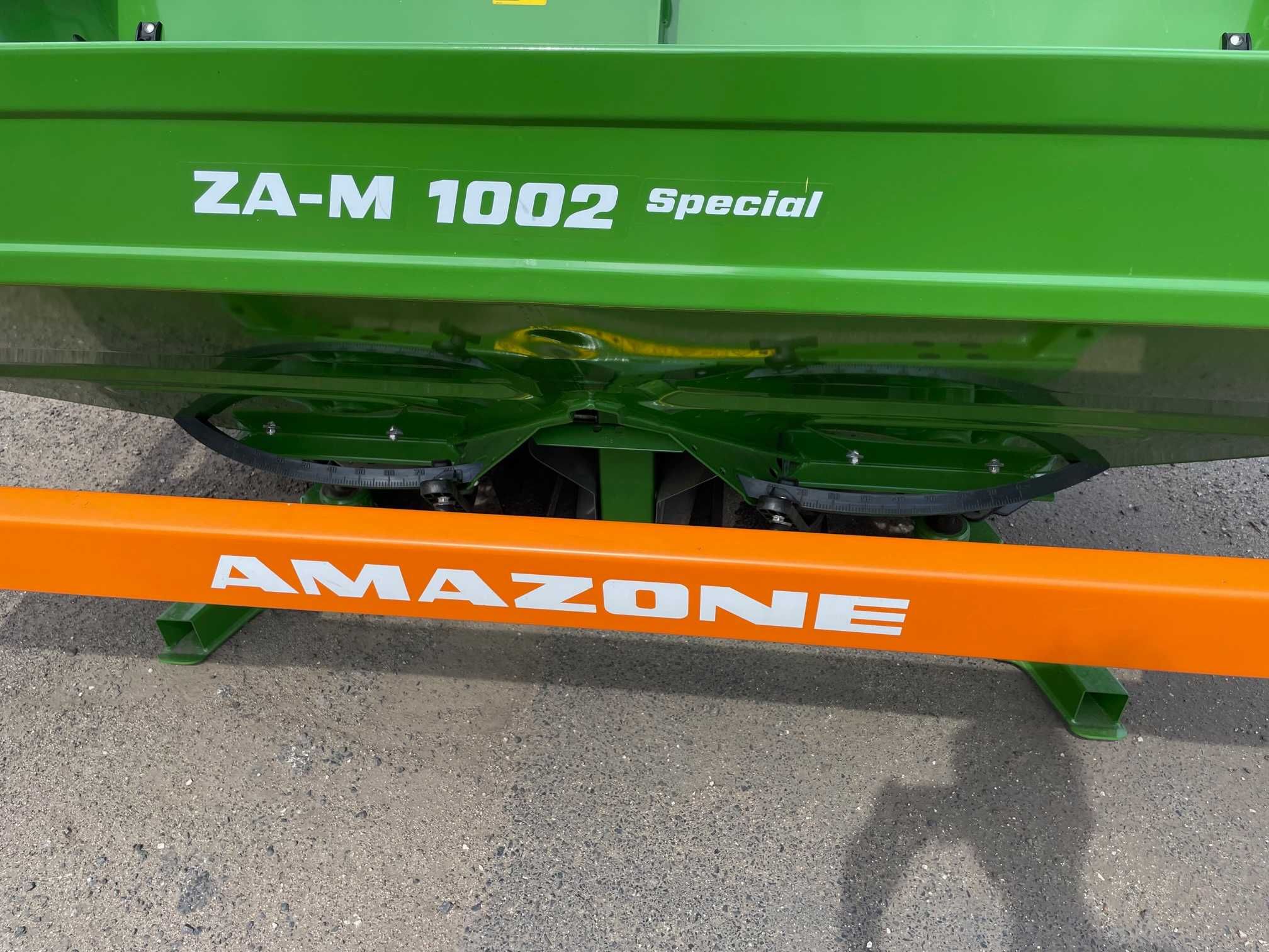 Rozsiewacz AMAZONE ZA-M 1002 NOWY, plandeka, nadstawa ZA-V 1200l