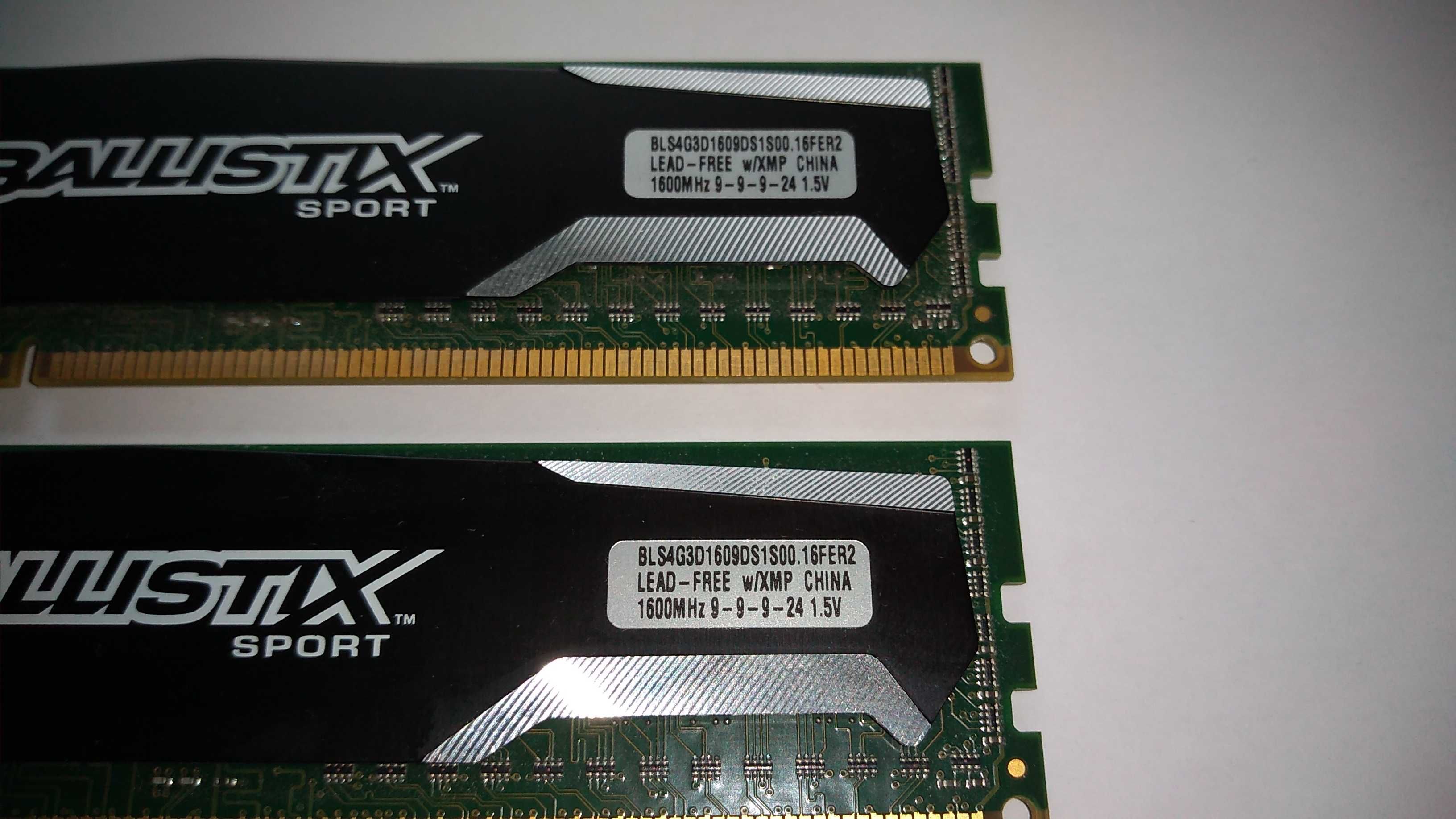 Pamięć DDR3 Crucial Ballistix 8GB 1600 MHz CL9