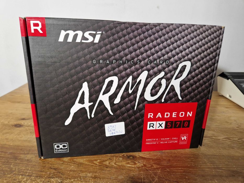Karta graficzna MSI Radeon RX 570 ARMOR OC 8 GB (3947)