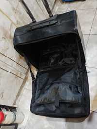Бизнес кейс чемодан-сумка пилота командира чёрный на колесах 30€(евро)