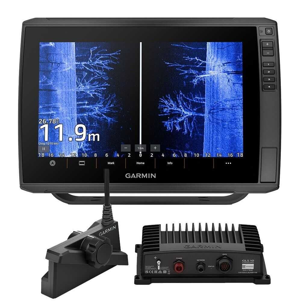 Garmin Panoptix GLS10 LVS34 plus GpsMap 1223xsv zestaw łowienia LIVE