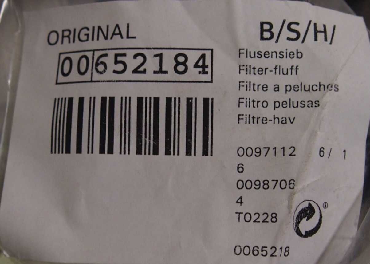 Filtr puchu do suszarki bosch siemens