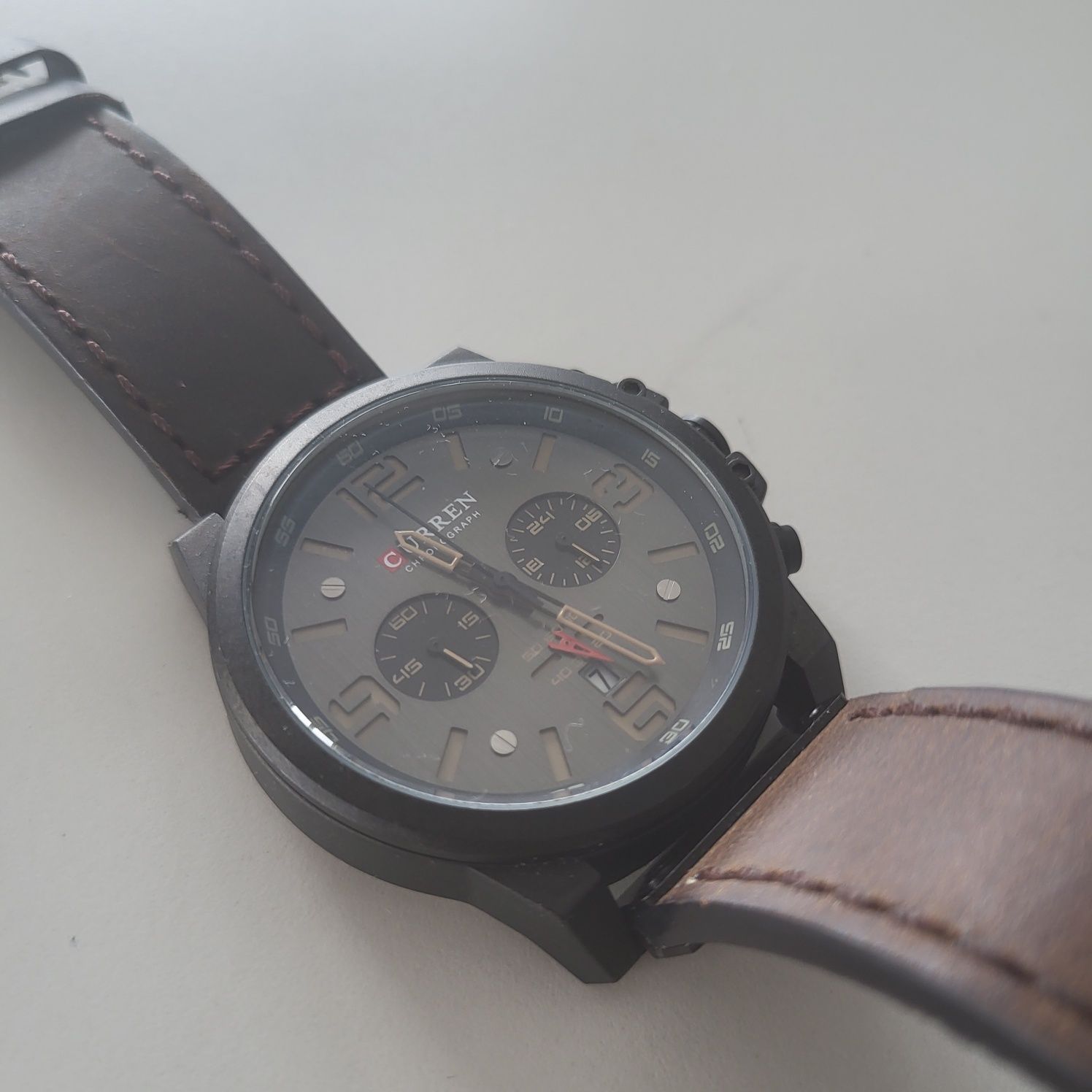 Zegarek CURREN brązowy - tarcza 46mm - używany