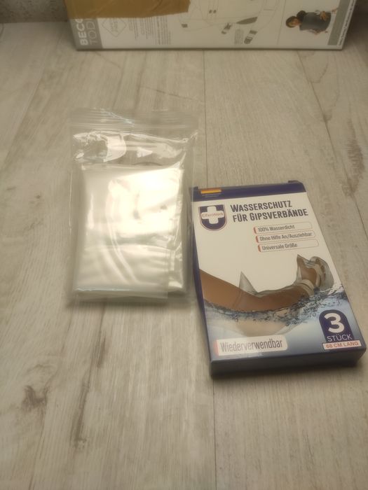 Wodoodporny pokrowiec na gips na rękę 3 sztuki
