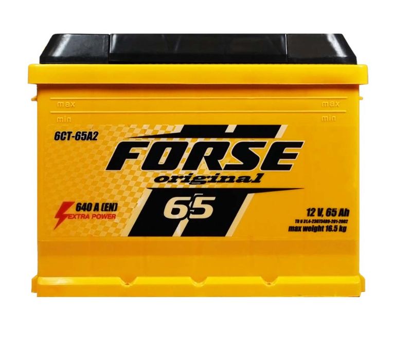 Автомобільний акумулятор Forse (Ista) 6-СТ 65Ah R+ 640A