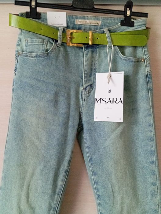 Spodnie jeansowe rurki M.Sara nowe M 30