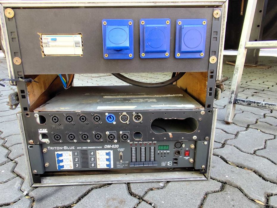 Painéis Luminosos de Acrílico e Controlador + Dimmer Triton Blue