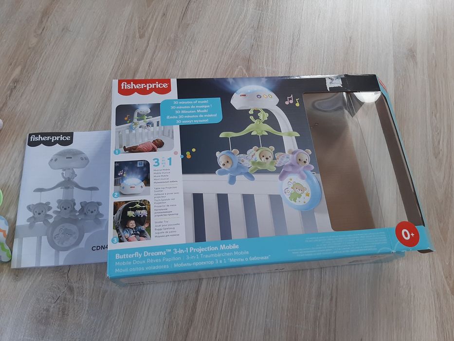 Karuzela nad łóżeczko Fisher Price Butterfly Dreams 3w1