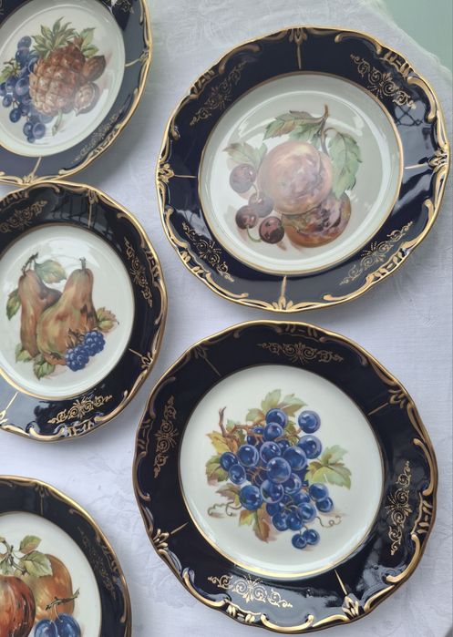 Тарілки Weimar кобальт