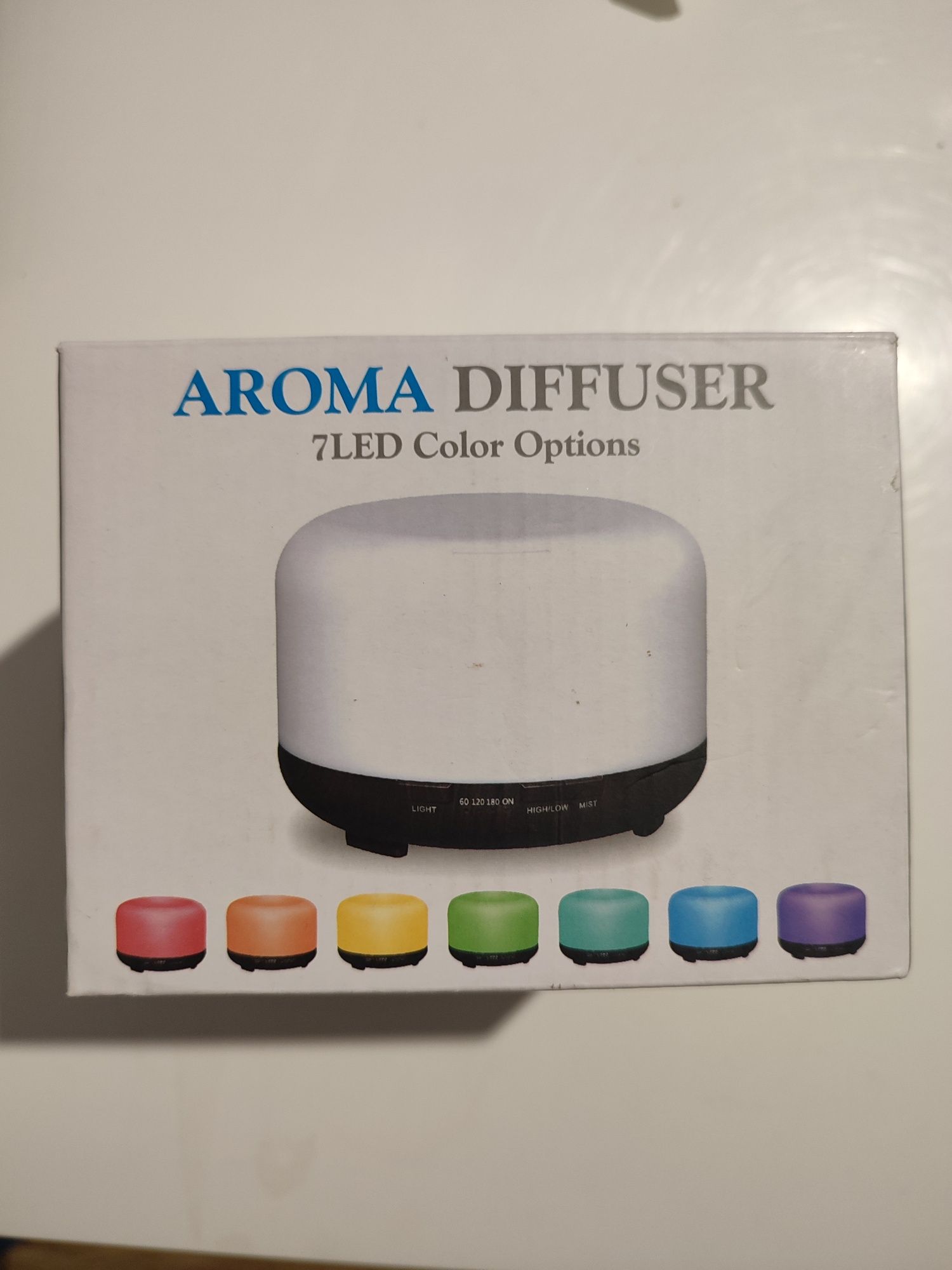 Nawilżacz powietrza Aroma diffuser 7led colour