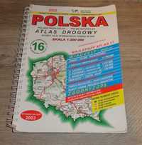 Atlas drogowy POLSKA wydanie na rok 2003 B. Piętka