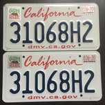 Номер парный знак пара сша Америка двойной USA California Калифорния