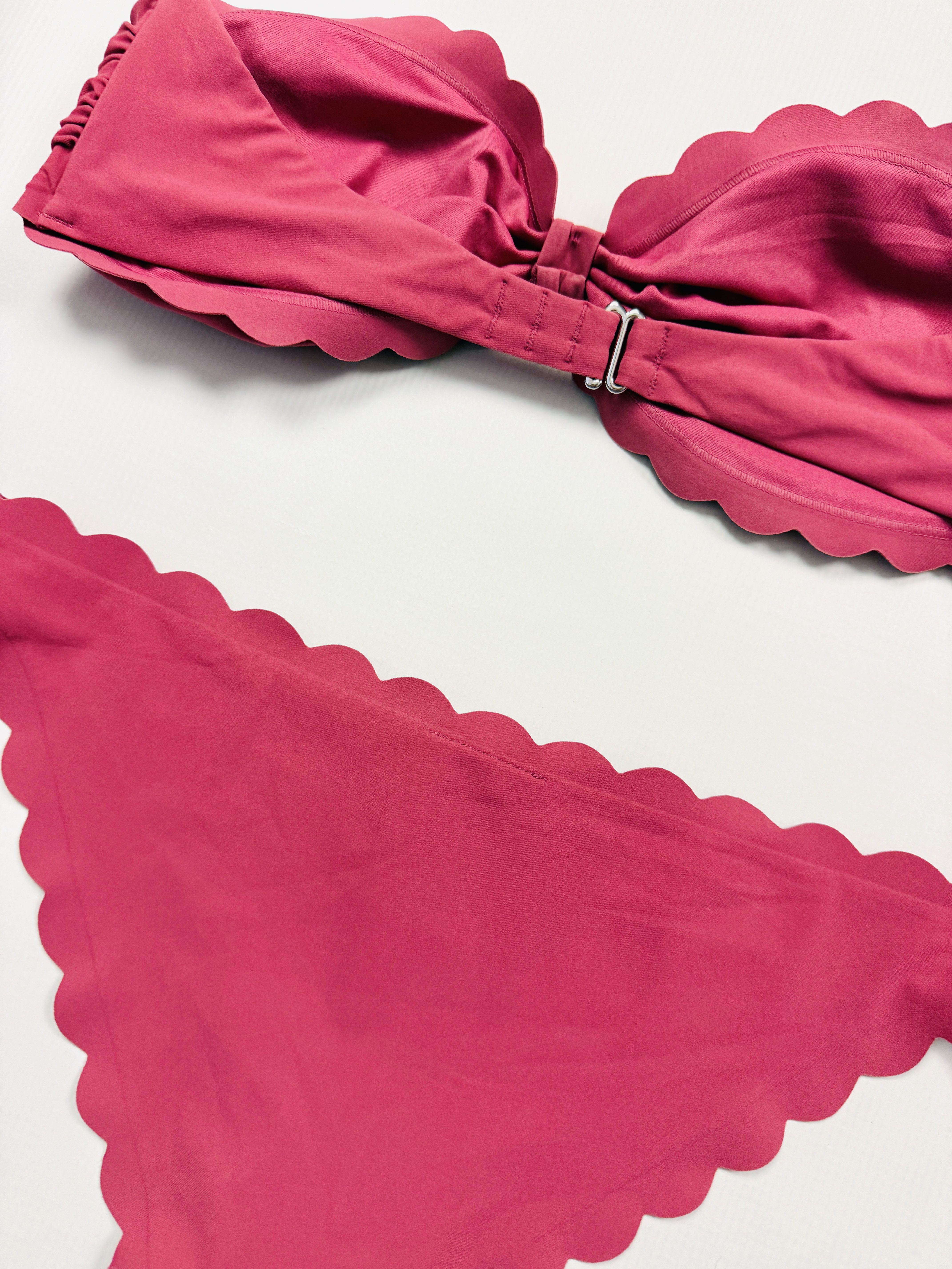 Kostium kąpielowy dwuczęściowy bikini XS 34 L 40 różowy H&M