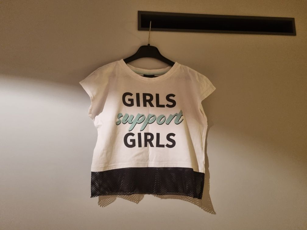 Bluzka 158-164 Page on Young crop top koszulka T-shirt
