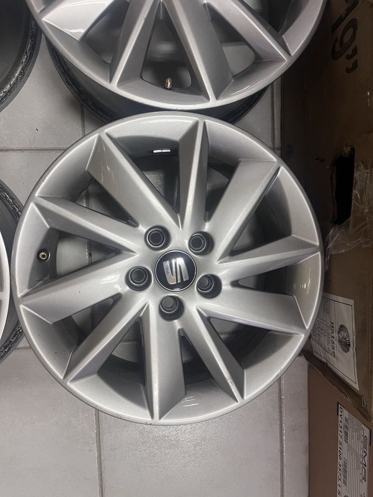 Jantes 15” 5x100 Originais Seat Ibiza Vw Polo Skoda Fabia