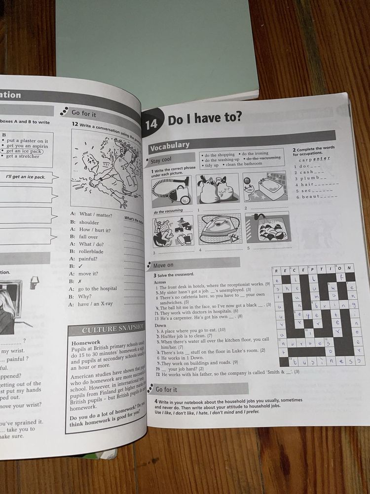 Podręczniki do nauki języka angielskiego New Snapshot, Bingo