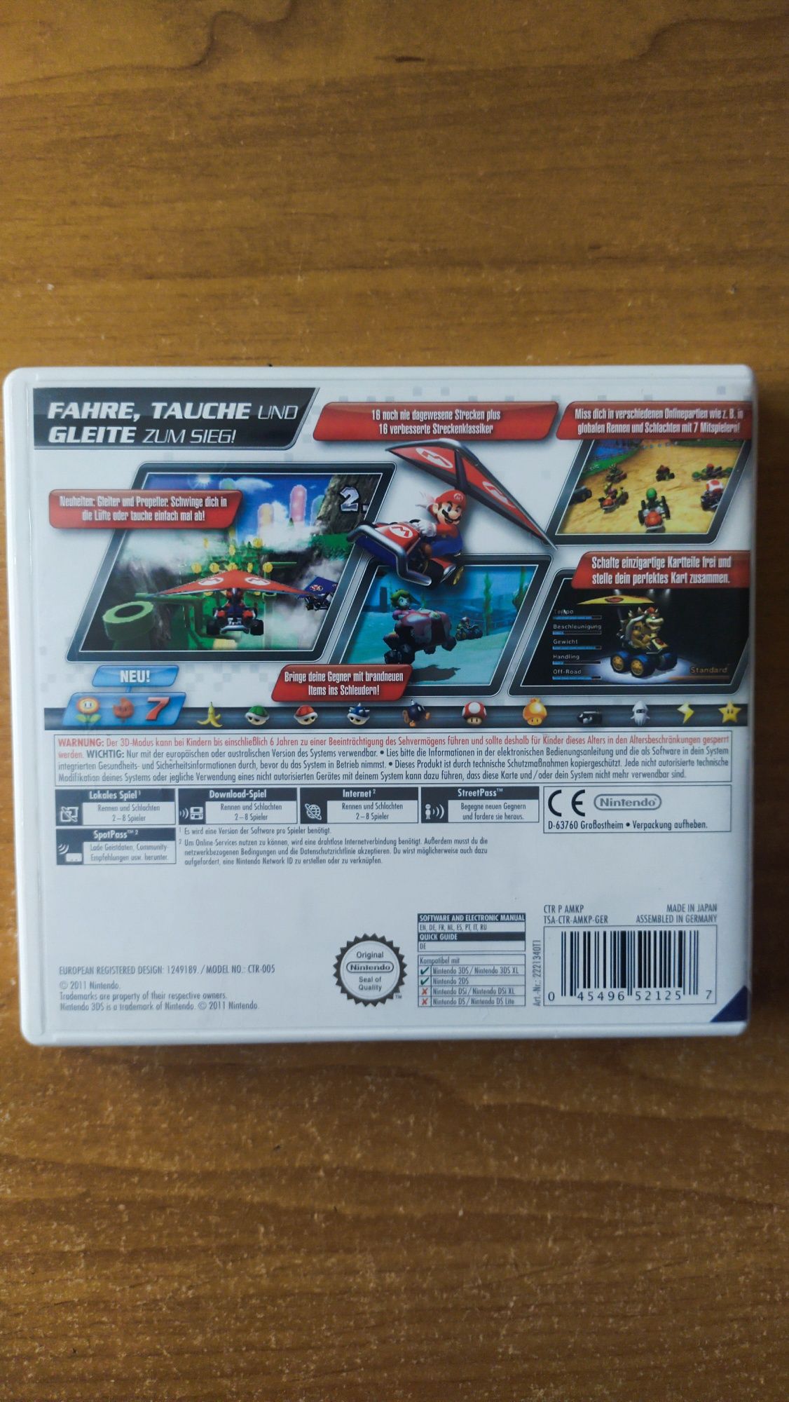 Mario Kart 7 nintendo 3ds