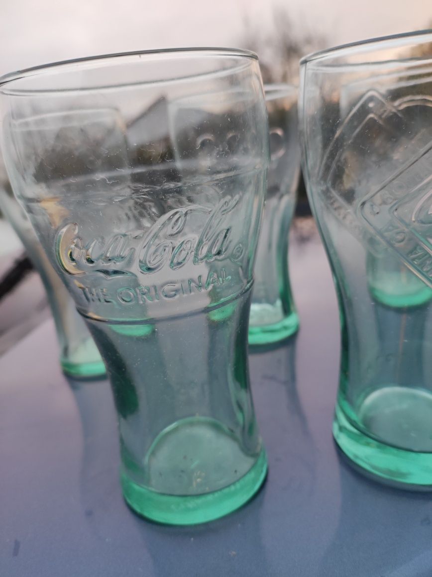 Zestaw szklanki Coca-Cola kolekcyjne